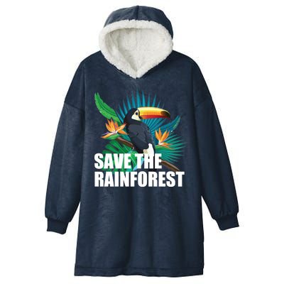 Save The Rainforest Hooded Wearable Blanket