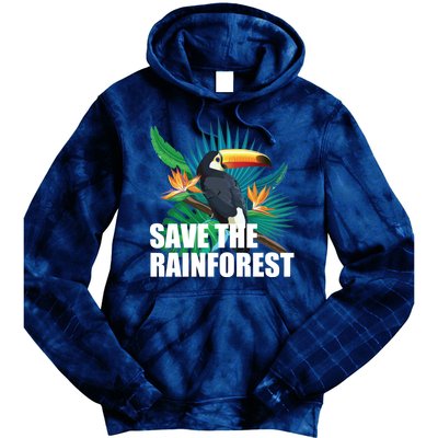 Save The Rainforest Tie Dye Hoodie