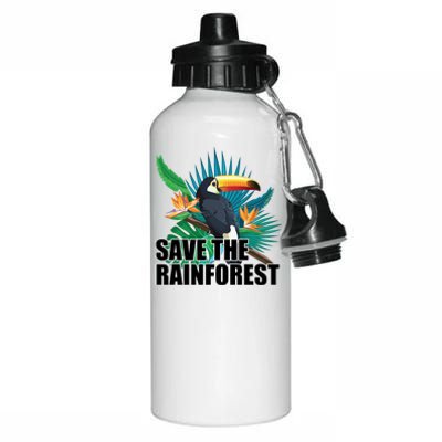 Save The Rainforest Aluminum Water Bottle