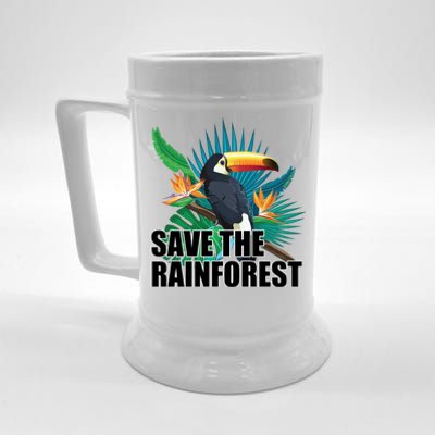 Save The Rainforest Beer Stein