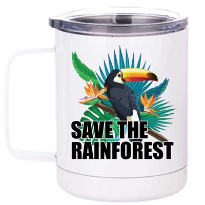 Save The Rainforest 12 oz Stainless Steel Tumbler Cup