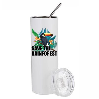 Save The Rainforest Stainless Steel Tumbler