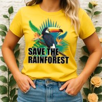 Save The Rainforest Womens T-Shirt