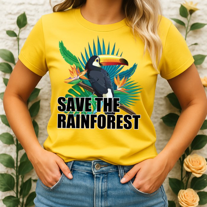 Save The Rainforest Womens T-Shirt