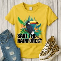 Save The Rainforest Womens T-Shirt