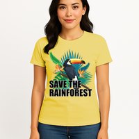 Save The Rainforest Womens T-Shirt