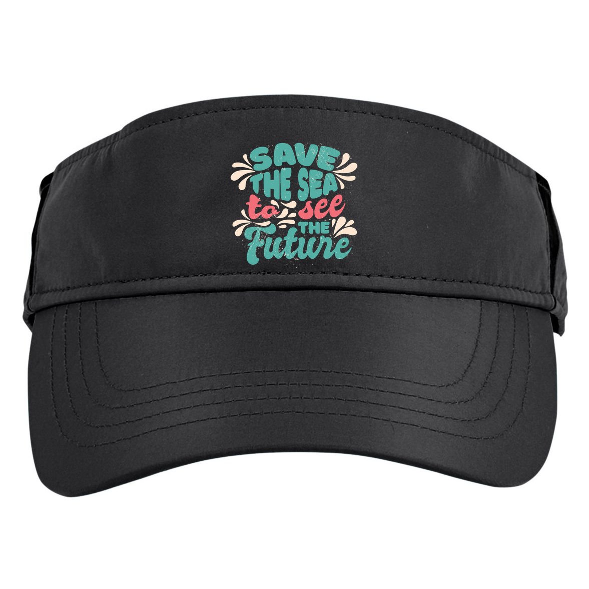 Save The Sea To See The Future Adult Drive Performance Visor