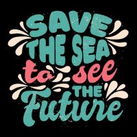 Save The Sea To See The Future Flatbill Hat