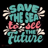 Save The Sea To See The Future Wool Snapback Cap