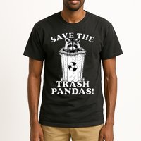 Save the Trash Pandas Funny Raccoon Tall T-Shirt