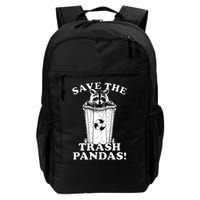 Save the Trash Pandas Funny Raccoon Backpack