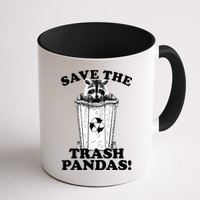 Save the Trash Pandas Funny Raccoon Mug