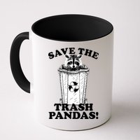 Save the Trash Pandas Funny Raccoon Mug