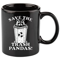 Save the Trash Pandas Funny Raccoon 11oz C Handle Ceramic Mug