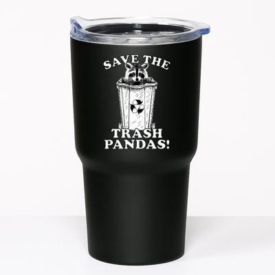 Save the Trash Pandas Funny Raccoon Tumbler
