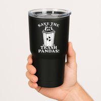 Save the Trash Pandas Funny Raccoon Tumbler