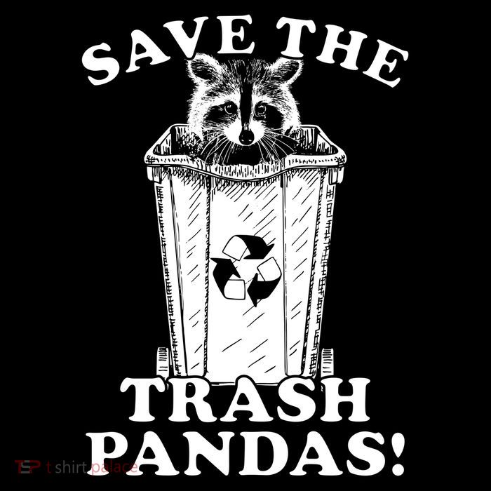Save the Trash Pandas Funny Raccoon Tall Sweatshirt