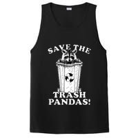 Save the Trash Pandas Funny Raccoon PosiCharge Competitor Tank