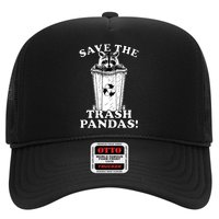 Save the Trash Pandas Funny Raccoon Trucker Hat
