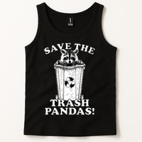 Save the Trash Pandas Funny Raccoon Tank Top