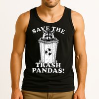 Save the Trash Pandas Funny Raccoon Tank Top