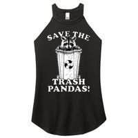 Save the Trash Pandas Funny Raccoon Women's Perfect Tri Rocker Tank