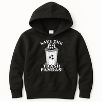 Save the Trash Pandas Funny Raccoon Kids Hoodie