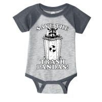 Save the Trash Pandas Funny Raccoon Infant Baby Jersey Bodysuit