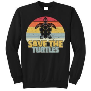 Save The Turtles Retro Style Sweatshirt