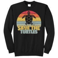 Save The Turtles Retro Style Sweatshirt