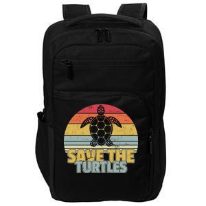 Save The Turtles Retro Style Impact Tech Backpack