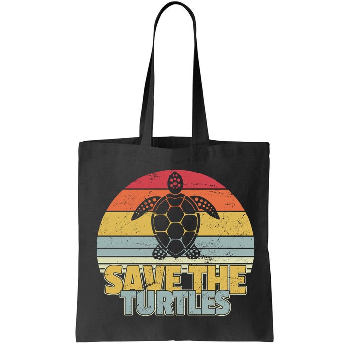Save The Turtles Retro Style Bag