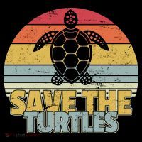 Save The Turtles Retro Style Toddler Sweatshirt