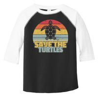 Save The Turtles Retro Style Toddler Fine Jersey T-Shirt