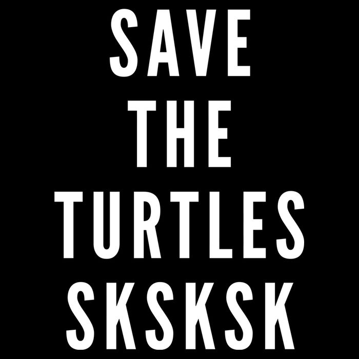 Save The Turtles SKSKSK Doggie Tank