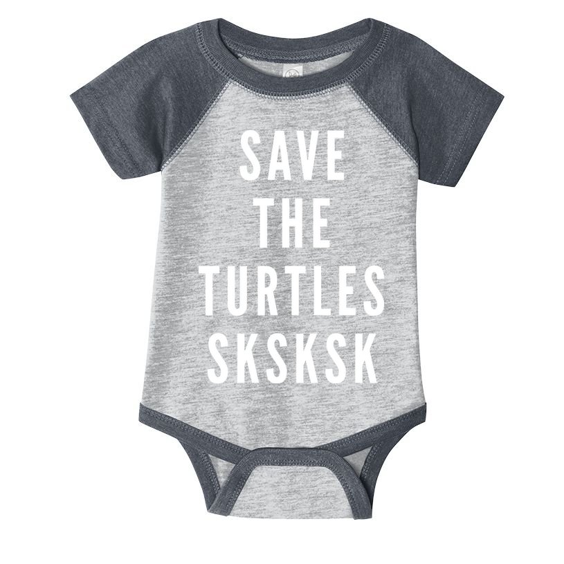 Save The Turtles SKSKSK Infant Baby Jersey Bodysuit