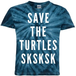 Save The Turtles SKSKSK Kids Tie-Dye T-Shirt