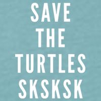 Save The Turtles SKSKSK Sueded Cloud Jersey T-Shirt