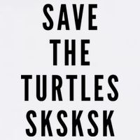 Save The Turtles SKSKSK Garment-Dyed Sweatshirt