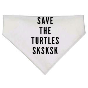 Save The Turtles SKSKSK USA-Made Doggie Bandana