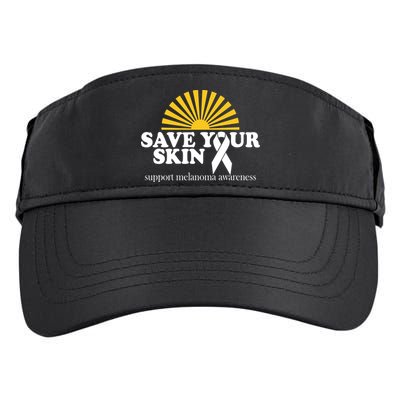 Save Your Skin Melanoma Awareness Adult Drive Performance Visor