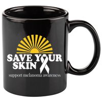 Save Your Skin Melanoma Awareness 11oz C Handle Ceramic Mug