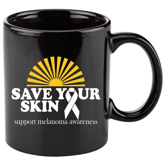 Save Your Skin Melanoma Awareness 11oz C Handle Ceramic Mug