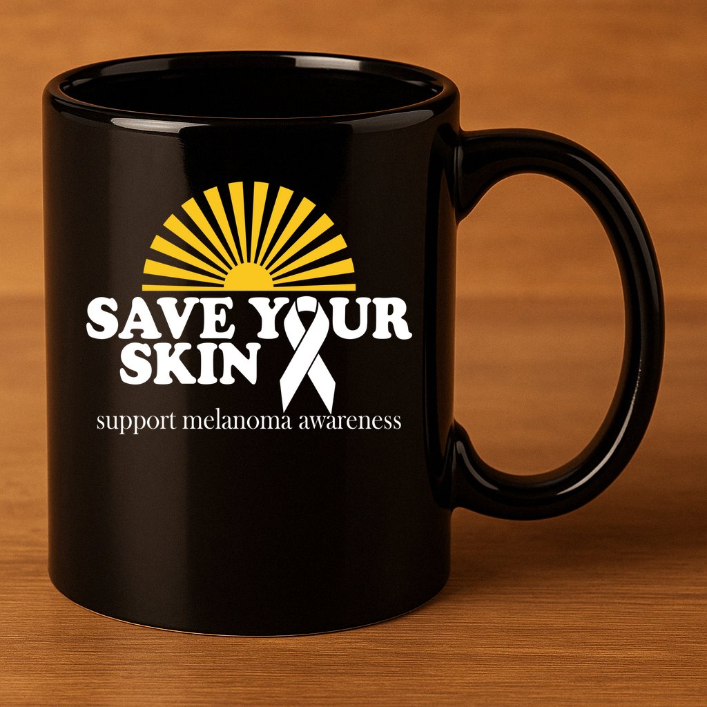 Save Your Skin Melanoma Awareness 11oz C Handle Ceramic Mug