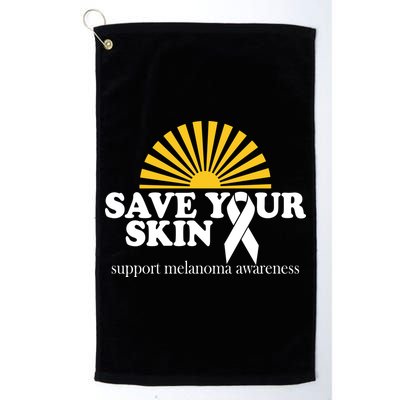 Save Your Skin Melanoma Awareness Golf Towel