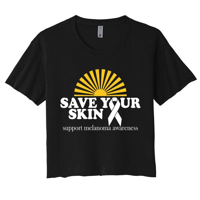 Save Your Skin Melanoma Awareness Crop Top