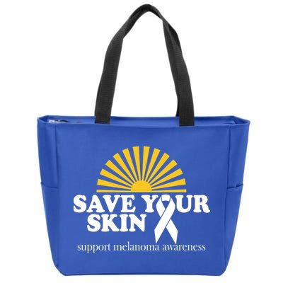 Save Your Skin Melanoma Awareness Zip Tote Bag