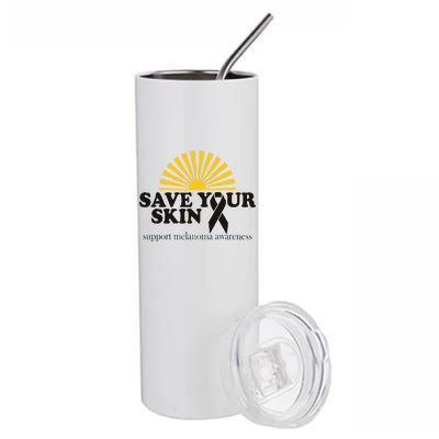 Save Your Skin Melanoma Awareness Stainless Steel Tumbler