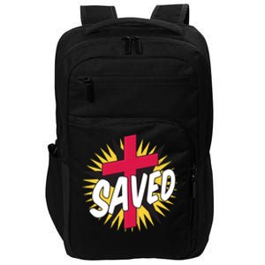 Saved Comic Cross Impact Tech Backpack