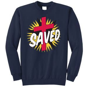 Saved Comic Cross Tall Sweatshirt